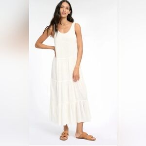 J. Jill White Cotton Maxi